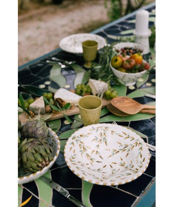 ASSIETTE À PÂTES FEUILLES GOLD Amélioration de cerveau avec