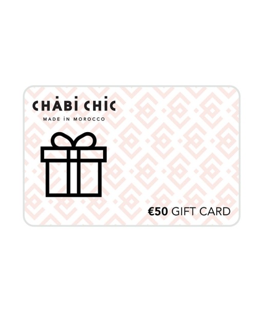 CHABI CHIC GIFT CARD À commander