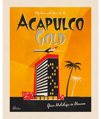 Affiche déco 'Acapulco Gold' de la marque