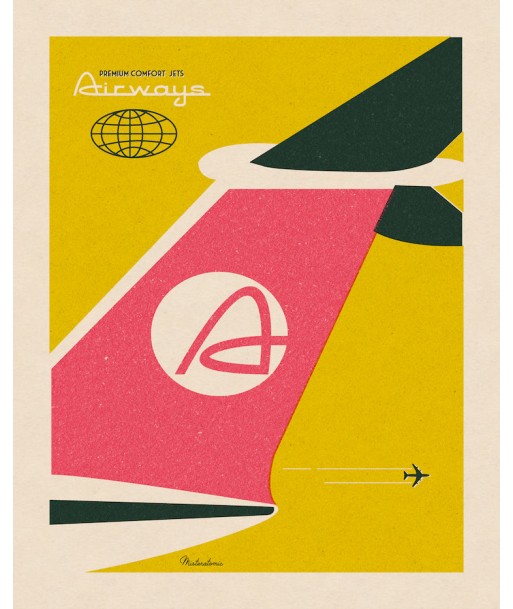 Affiche déco 'Airways' Comparez et commandez 