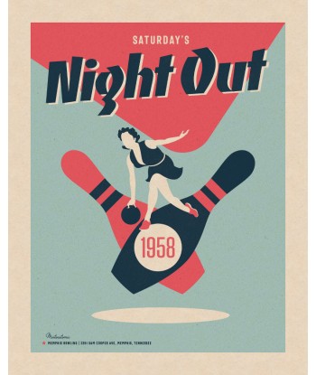 Affiche déco 'Night Out' Vous souhaitez 