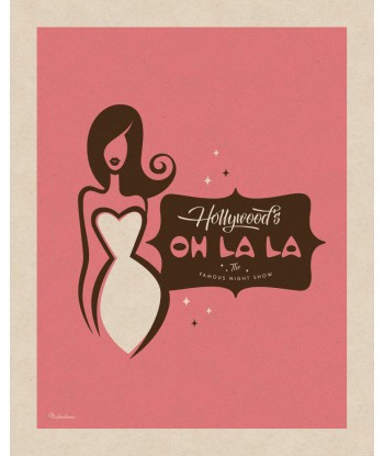 Affiche déco 'Oh La La' Véritable concentré