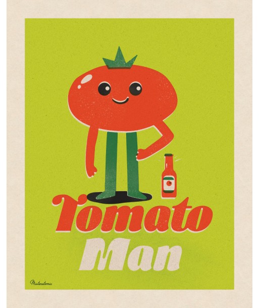 Affiche déco 'Tomato Man' 2024