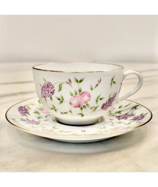 Tasse à thé ronde Roses et Lilas de la marque