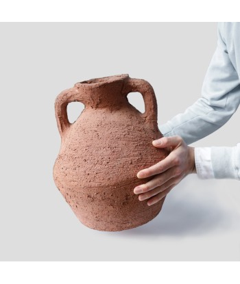 Amphora Terra cotta texturée prix pour 