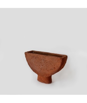 Suiban vase demi-lune Terra cotta texturée Jusqu'à 80% De Réduction