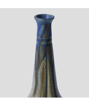 Vase flute vintage en grès flammé Le MVP de beaucoup