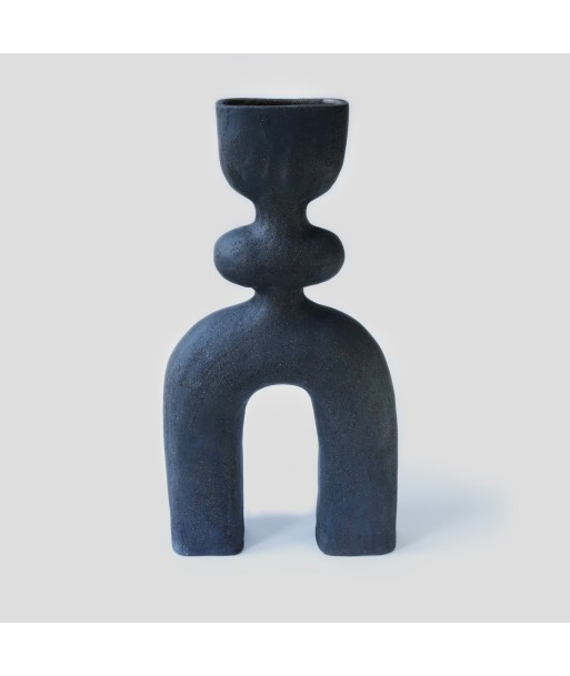 Grand Vase Haniwa Black II Venez acheter