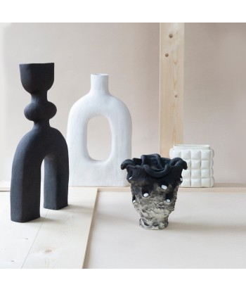 Grand Vase Haniwa Black II Venez acheter