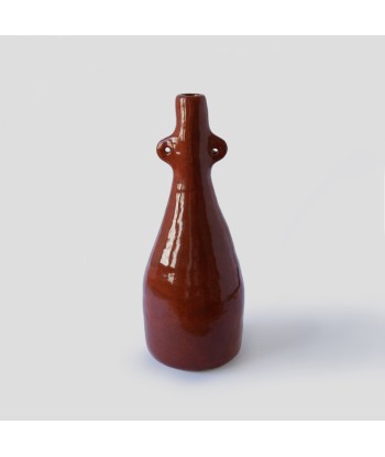 Vase bouteille orange brûlé en ligne des produits 