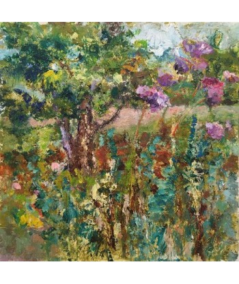 Ellen GEERTS : Jardin 2 - Rosmarin (Tableau, huile sur bois) 50-70% off 