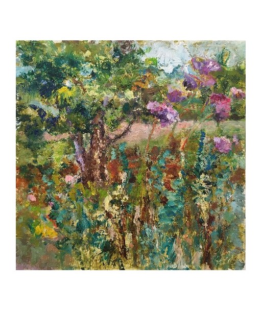 Ellen GEERTS : Jardin 2 - Rosmarin (Tableau, huile sur bois) 50-70% off 