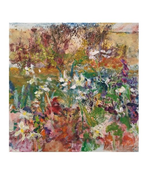 Ellen GEERTS : Jardin 3 - Rucola (Tableau, huile sur bois) pas chere