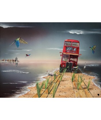 VAN QUICKENBORNE Thierry  - Into the wild (tableau, Acrylique et Huile / toile) 50-70% off 