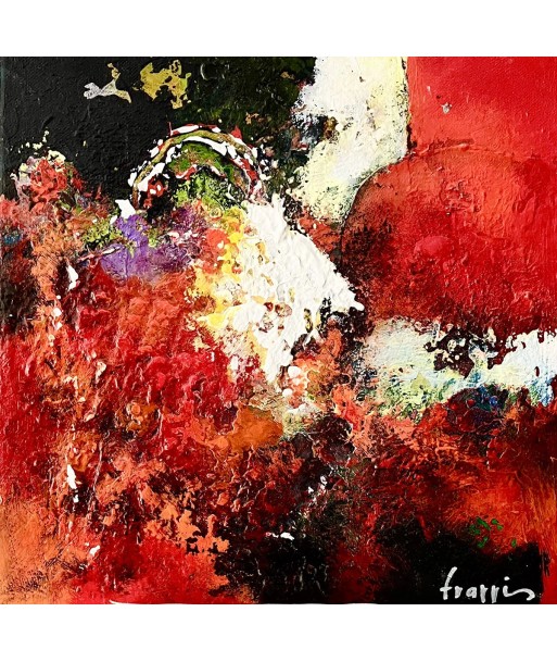 FRAPPIS - Sans titre 40, tableau abstrait, Acrylique / toile des créatures d'habitude