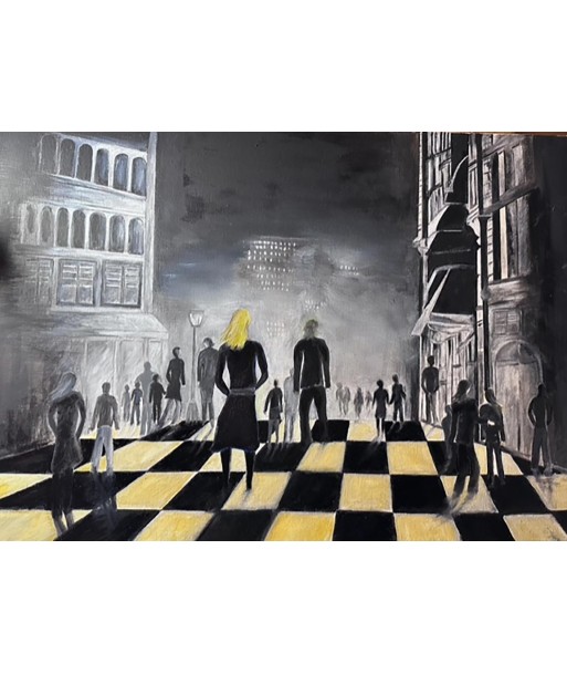 COLOMÈS Didier : Entre passé et présent (tableau, Acrylique / toile) de votre