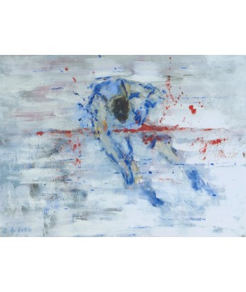 LANZI  Arno : Olympiades 6 (Tableau, acrylique sur toile) s'inspire de l'anatomie humaine