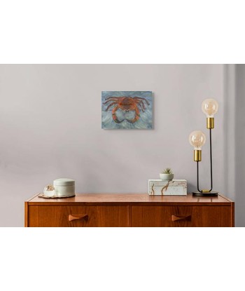 LANZI Paola - Crabe, tableau Acrylique sur toile, art animalier Comparez et commandez 