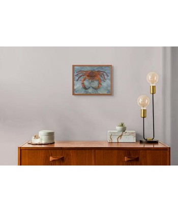 LANZI Paola - Crabe, tableau Acrylique sur toile, art animalier Comparez et commandez 