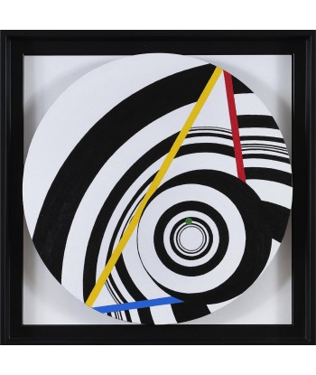 ATZORI Jean-Claude  - Optics 4, Peinture abstraite Acrylique sur Toile et bois du meilleur 