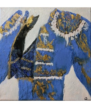 COLOMÈS Didier - Toréador bleu (tableau, huile / toile) français