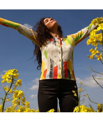 LE CARDIGAN IMPRIMÉ | LES HERBES FOLLES vous aussi creer 