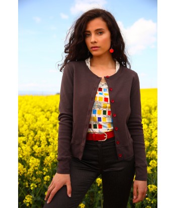 LE CARDIGAN TRICOTÉ | LES HERBES FOLLES shop