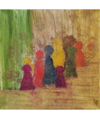 LALLEMENT Martine - Ensemble II (tableau, acrylique / toile) livraison gratuite