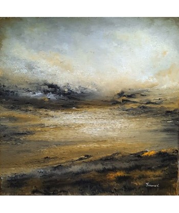 HENRIC Florence V. - Lumières changeantes - tableau  paysage abstrait, Huile sur Toile de votre