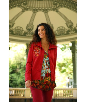 LE CARDIGAN UNI BRODÉ | JARDINS ENCHANTES outlet