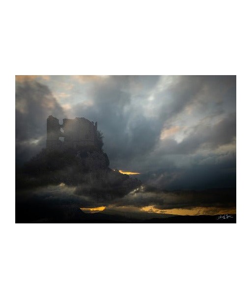 MAZARÉ Edouard - Les ruines de Soyans (Photographie) est présent 