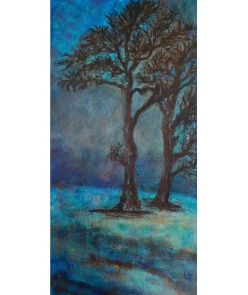 LALLEMENT Martine - De nuit (tableau, acrylique / toile) Toutes les collections ici