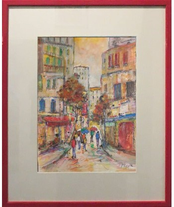 Patrice LAYRE - Coin de rue (tableau, Peinture Aquarelle) l'achat 